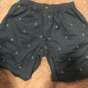 Chubbies 7” inseam short with anchor embroidery